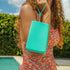 Pochette turchese in gomma da donna Havaianas Minibag, Brand, SKU b514000200, Immagine 0